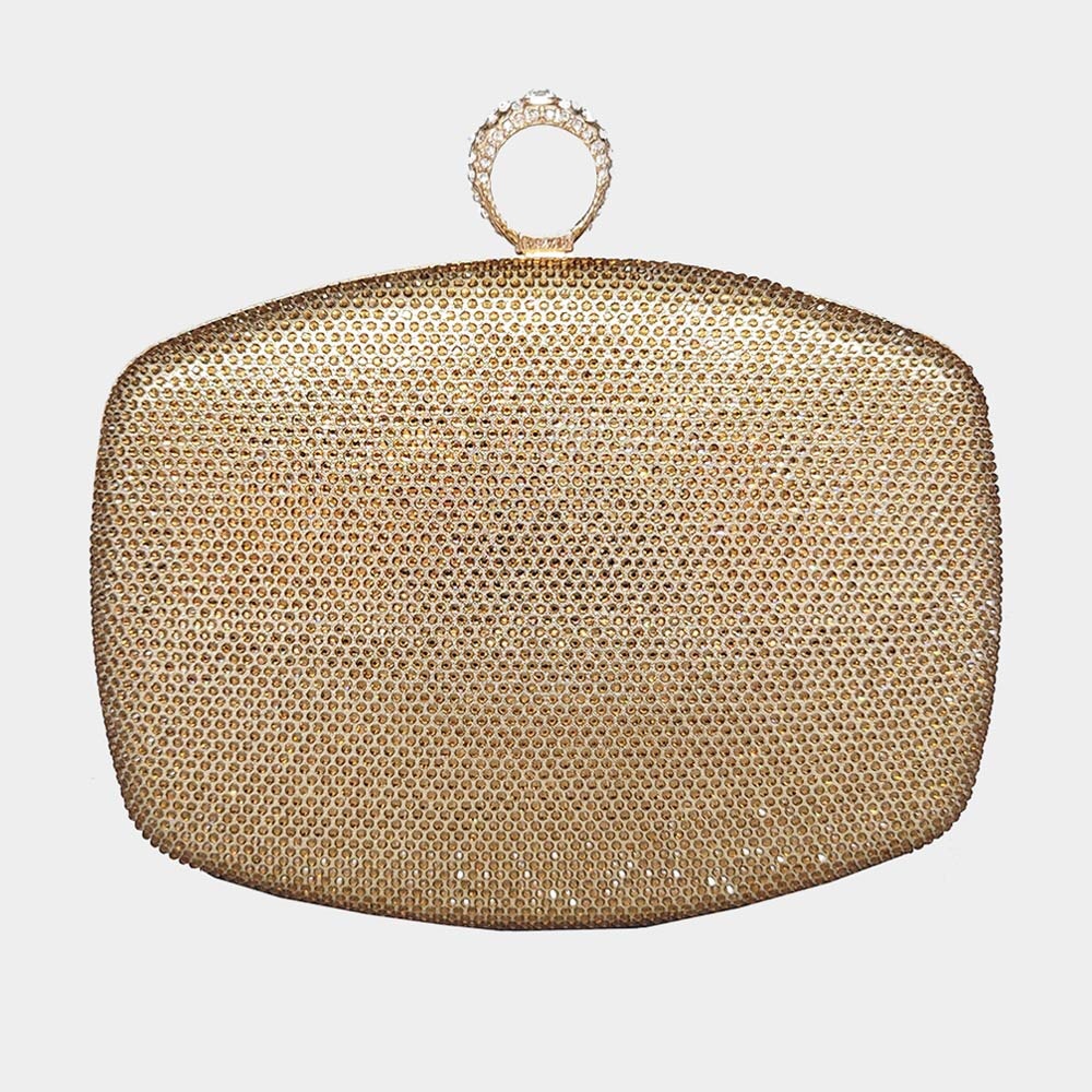 Shimmery Evening Clutch Bag